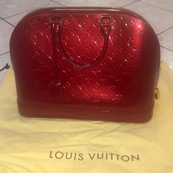 Handbags - AMAZING RED PATENT LEATHER LV TOTE BAG !!may sell